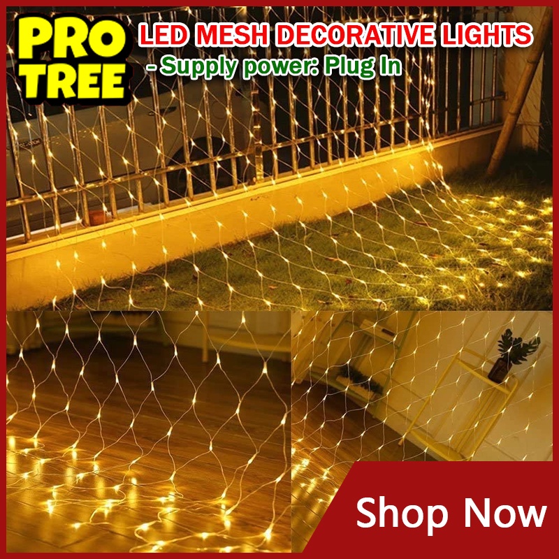 LED mesh decorative lights LED tree lights with Christmas outdoor