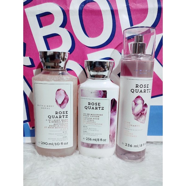 Bath & Body Works Rose Quartz Set (RARE) Shopee Philippines