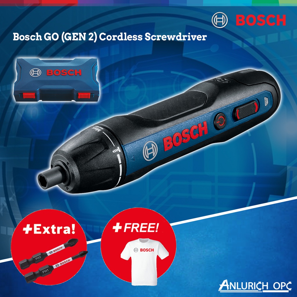 BOSCH GO GEN 2 Cordless Screwdriver Shopee Philippines