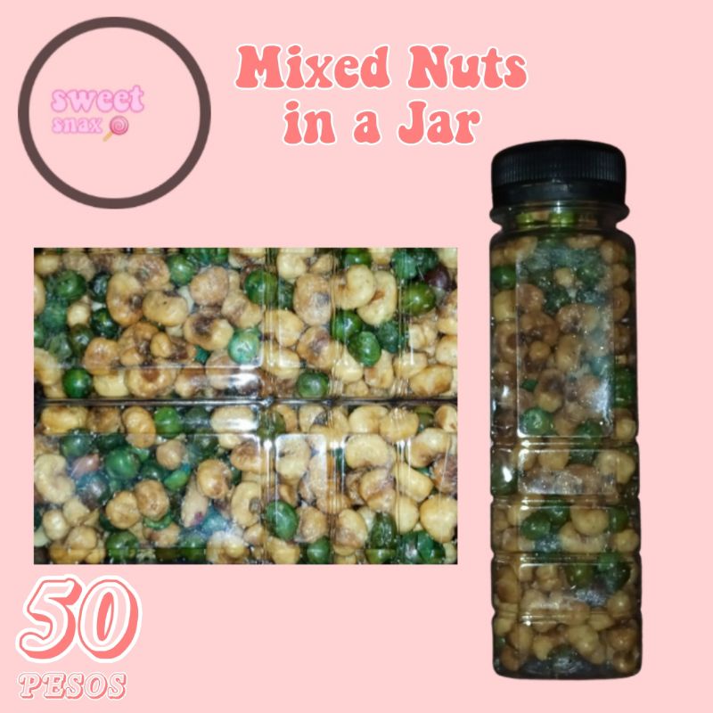 Mixed Nuts in a Jar (150 grams) Shopee Philippines