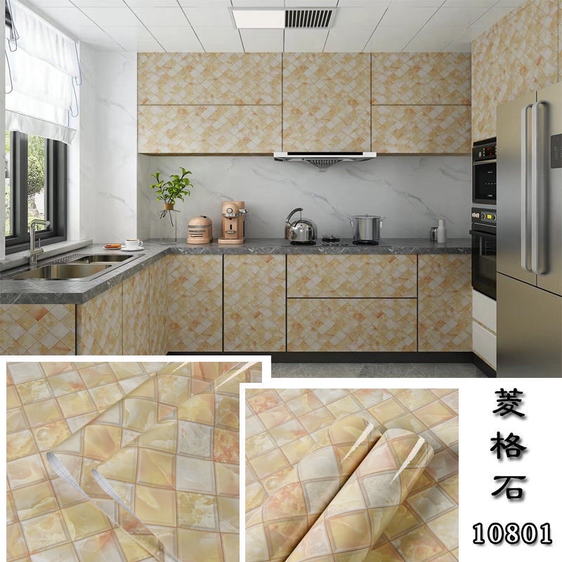 JT5 adhesives marble design Kitchen Foil wallpaper Shopee Philippines