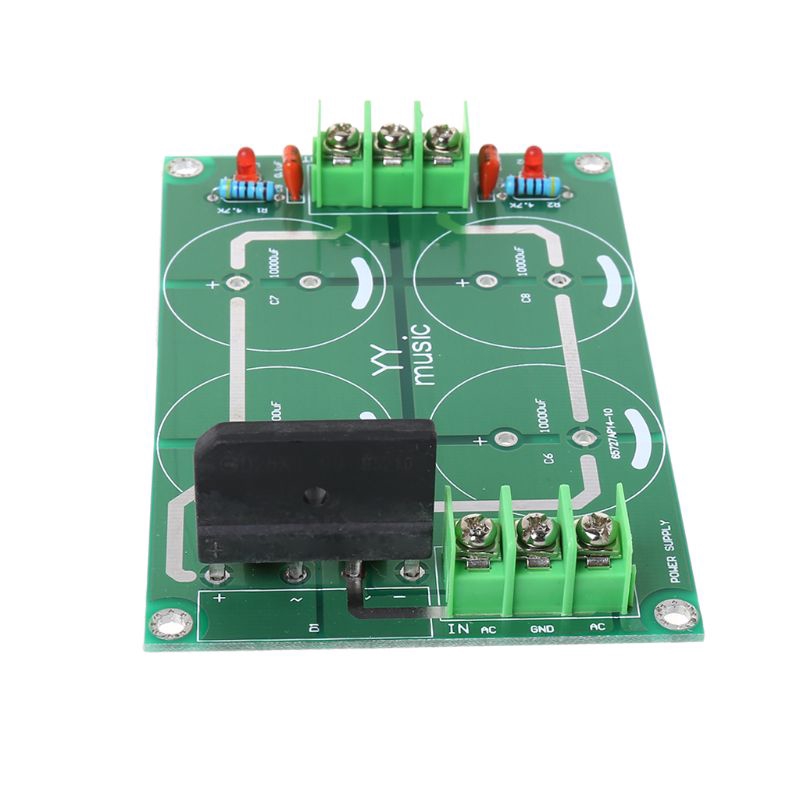 Dual Power Rectifier Filter Power Supply Module Empty Circuit Board For