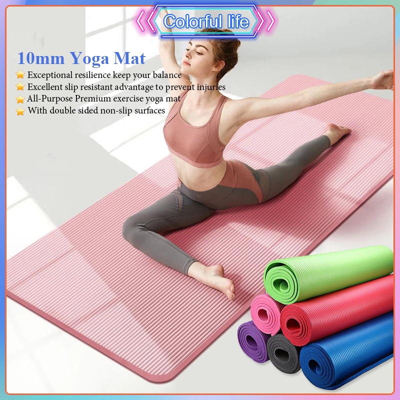 10MM NBR Yoga mat non slip workout mat Fitness mat Extra Thick High