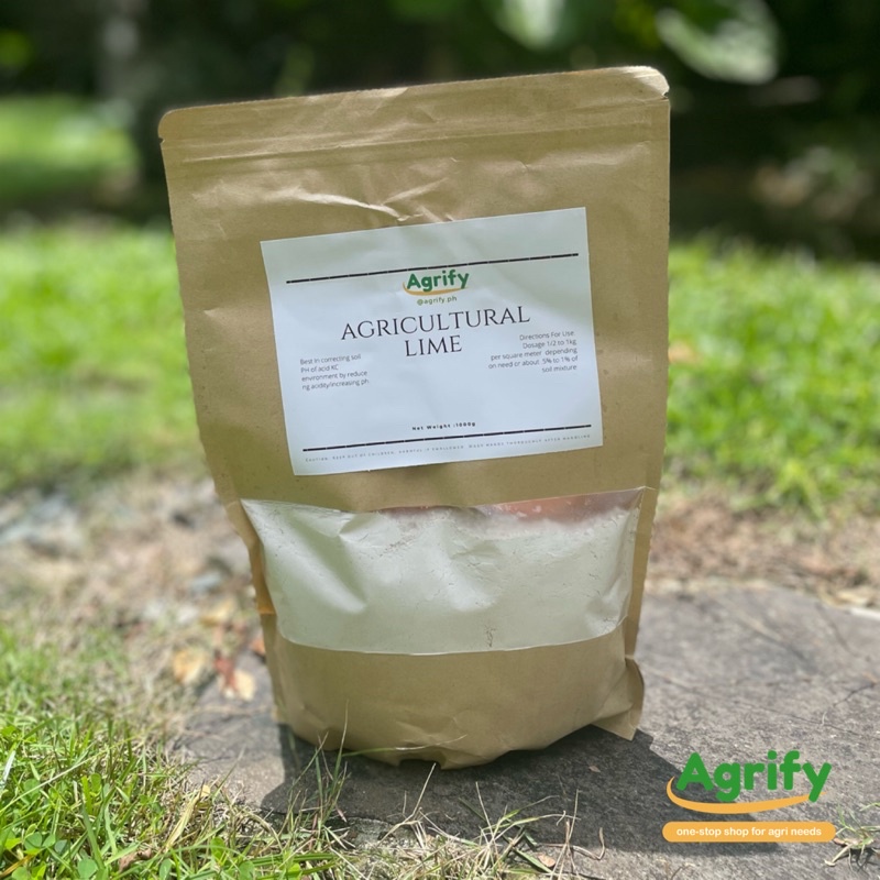 Agricultural Lime 1Kg Apog Calcium Carbonate Agrify Shopee Philippines