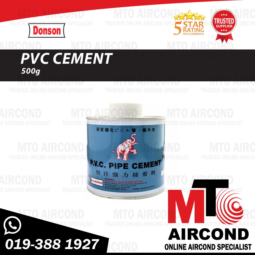 [MTO] PVC Pipe Cement Solvent Gum / PVC Pipe Glue (500g) LXEN Shopee