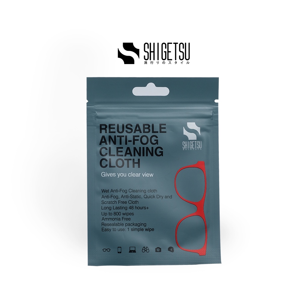 Shigetsu AntiFog Cloth Wipes for Glasses Eyeglasses eyeglass Wiper