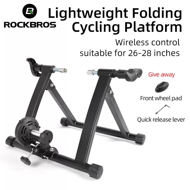 ROCKBROS Bike Trainer Bicycle Indoor Exercise Silent Liquid Resistance MTB Road Bike Fitness