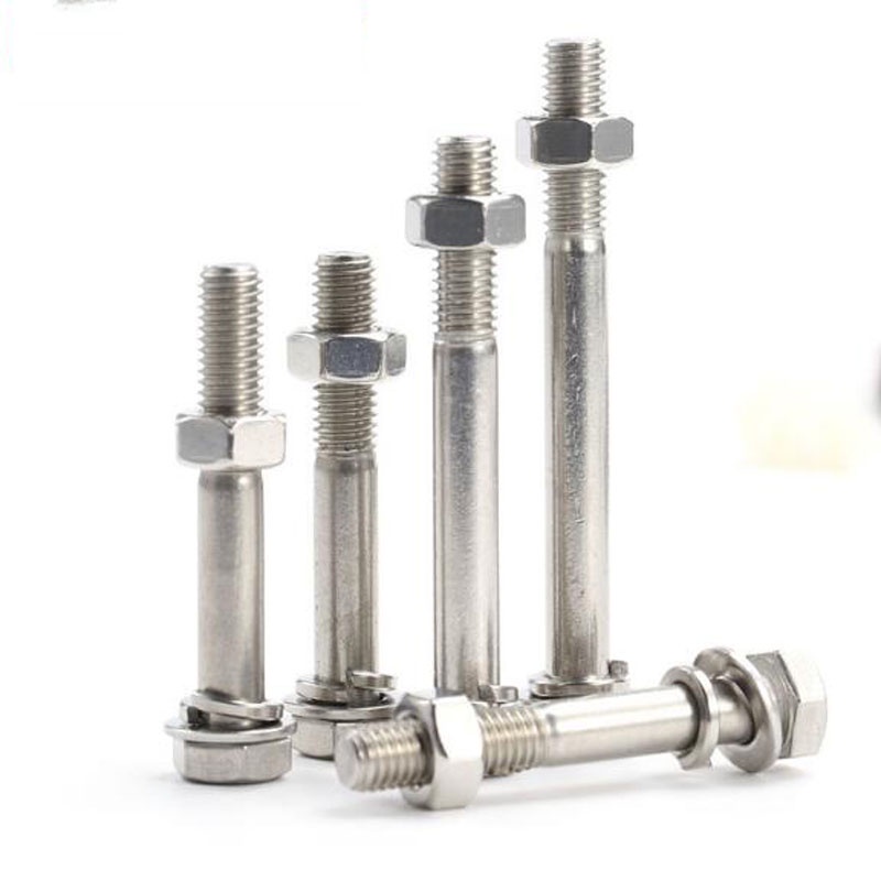 M6 M8 M10 Lengthened 304 Stainless Steel Half Tooth Hexagon Screw Nut