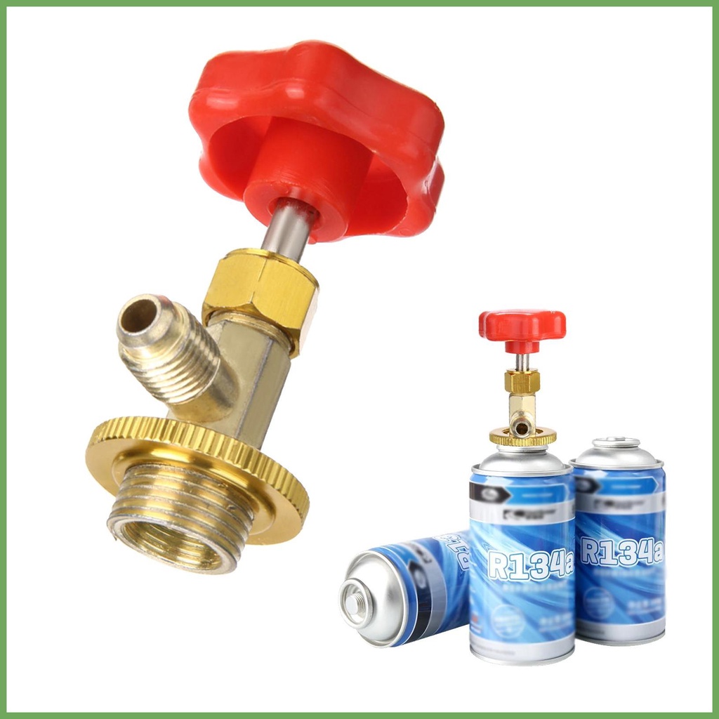 R134A Can Tap Valve R134A Dispenser Valve AC Refrigerant Bottle Opener