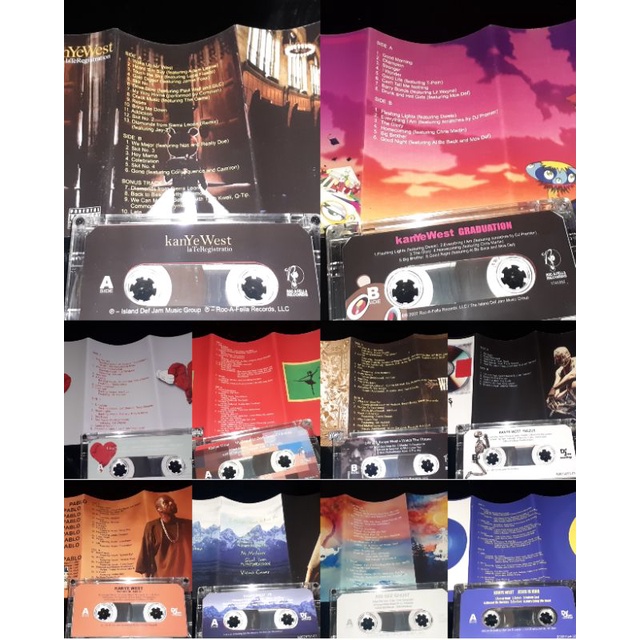 Kanye WEST Cassette Tape Audio Cassette Tape Shopee Philippines