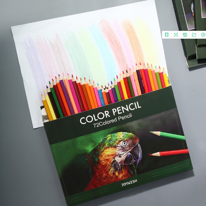 (18/36/72 Pcs) JOYWISH Wood Color Colour Pencil Drawing Colouring Crayon Art Pencils Paper Box