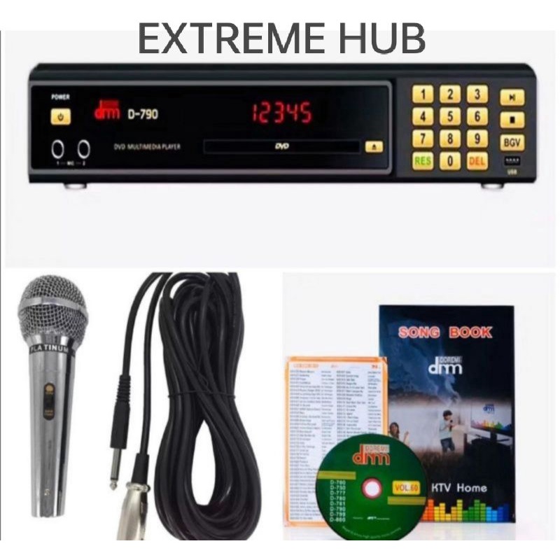 MEGAPRO DOREMI D790 KARAOKE DVD PLAYER UP TO 17,000+++ SONGS WITH FREE