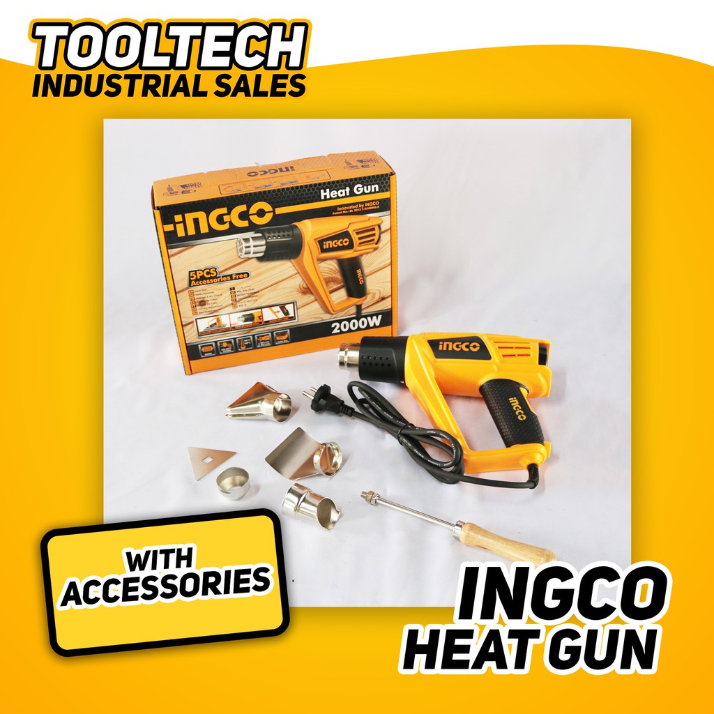 Ingco HG20008 Heat Gun (2000W) Shopee Philippines