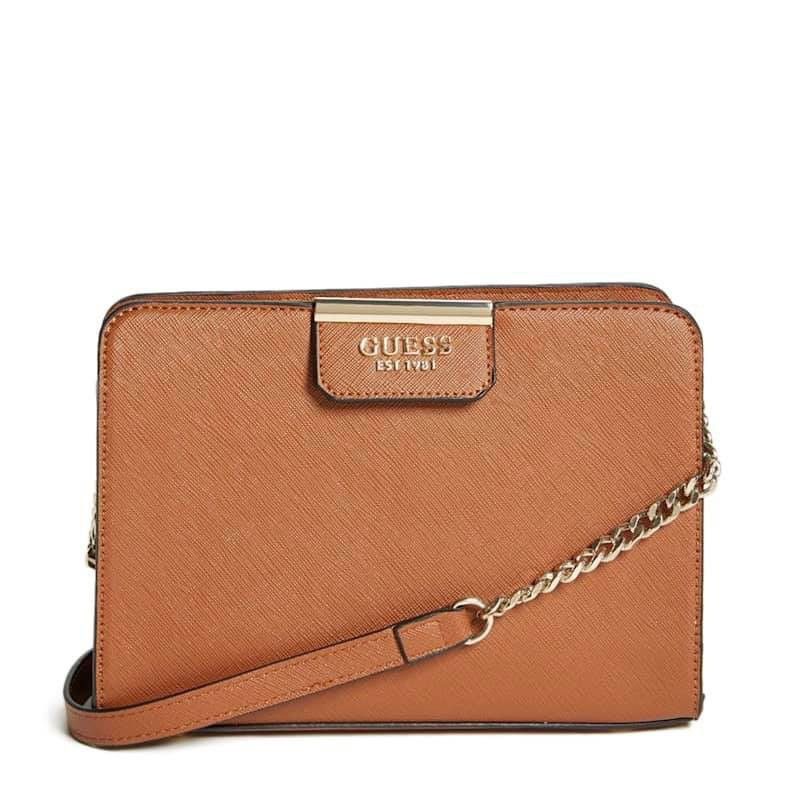 GUESS ABBY TOP ZIP CROSSBODY SLING BAG Shopee Philippines