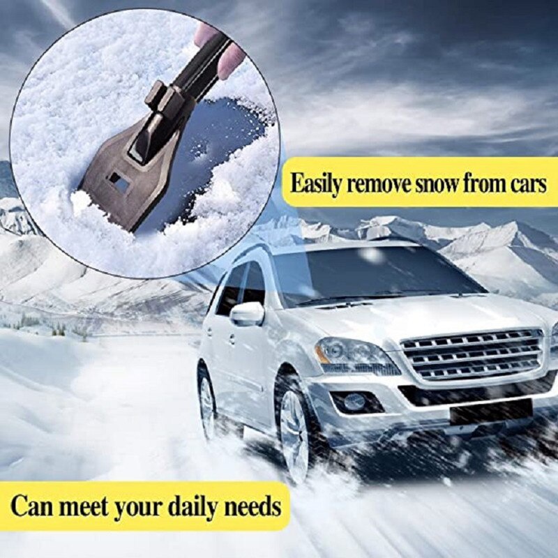3 In 1 Snow Shovel Set Car Ice Scraper Windshield Ice Breaker Quick