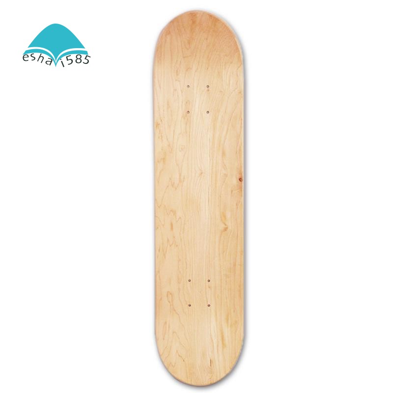 8Inch 8Layer Blank Double Concave Natural Skate Board Skateboards Deck Wood Map Shopee
