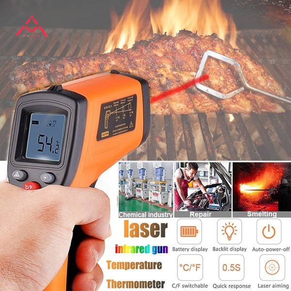 GM320 Digital Infrared Thermomete Laser Industrial Temperature Gun NonContact LCD Infrared