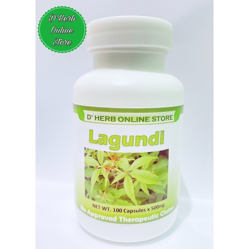 Lagundi Pain Reliever for Headache (100 Capsules x 500mg) Shopee