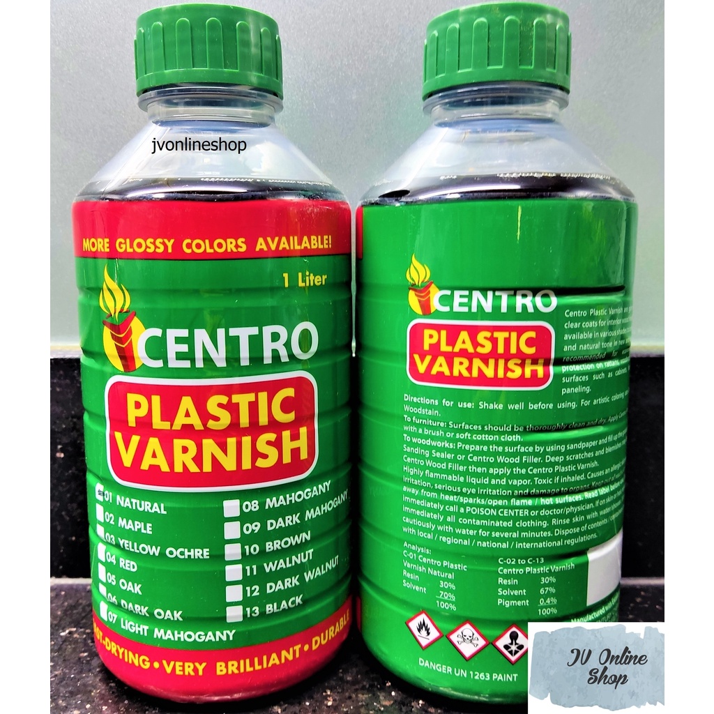 CENTRO Plastic Varnish 1 Liter Shopee Philippines
