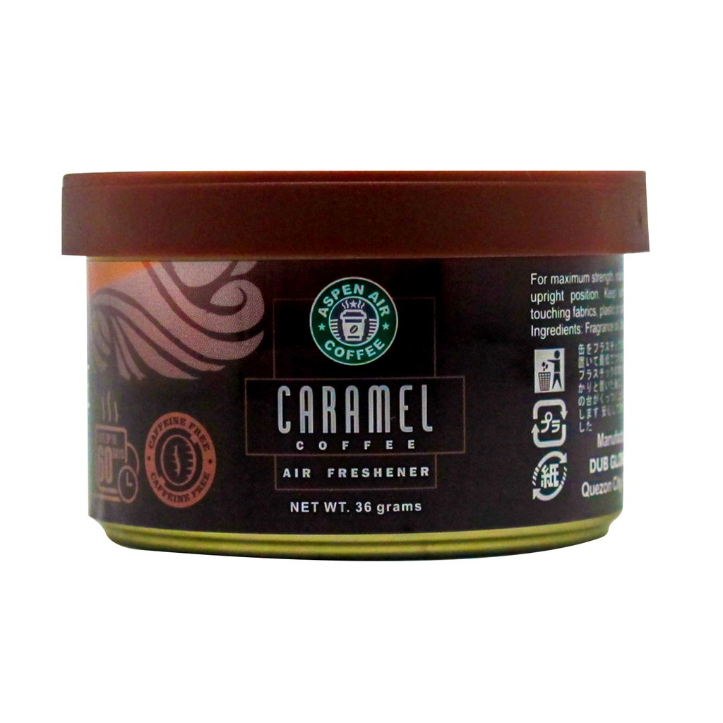 Aspen Air Organic Coffee Air Freshener Caramel 36g Shopee Philippines