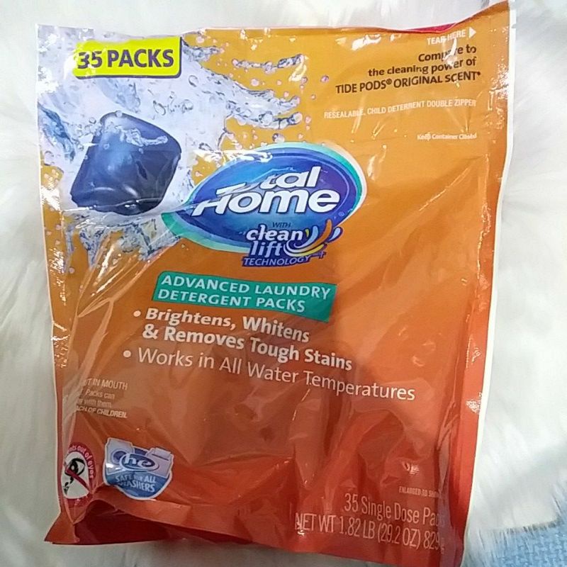 Total Home Advanced Laundry Detergent Pacs 35 ct. Shopee Philippines
