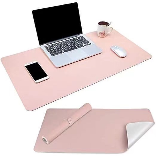 Doubleside PU Leather Desk Pad Waterproof Mouse Pad Portable Large