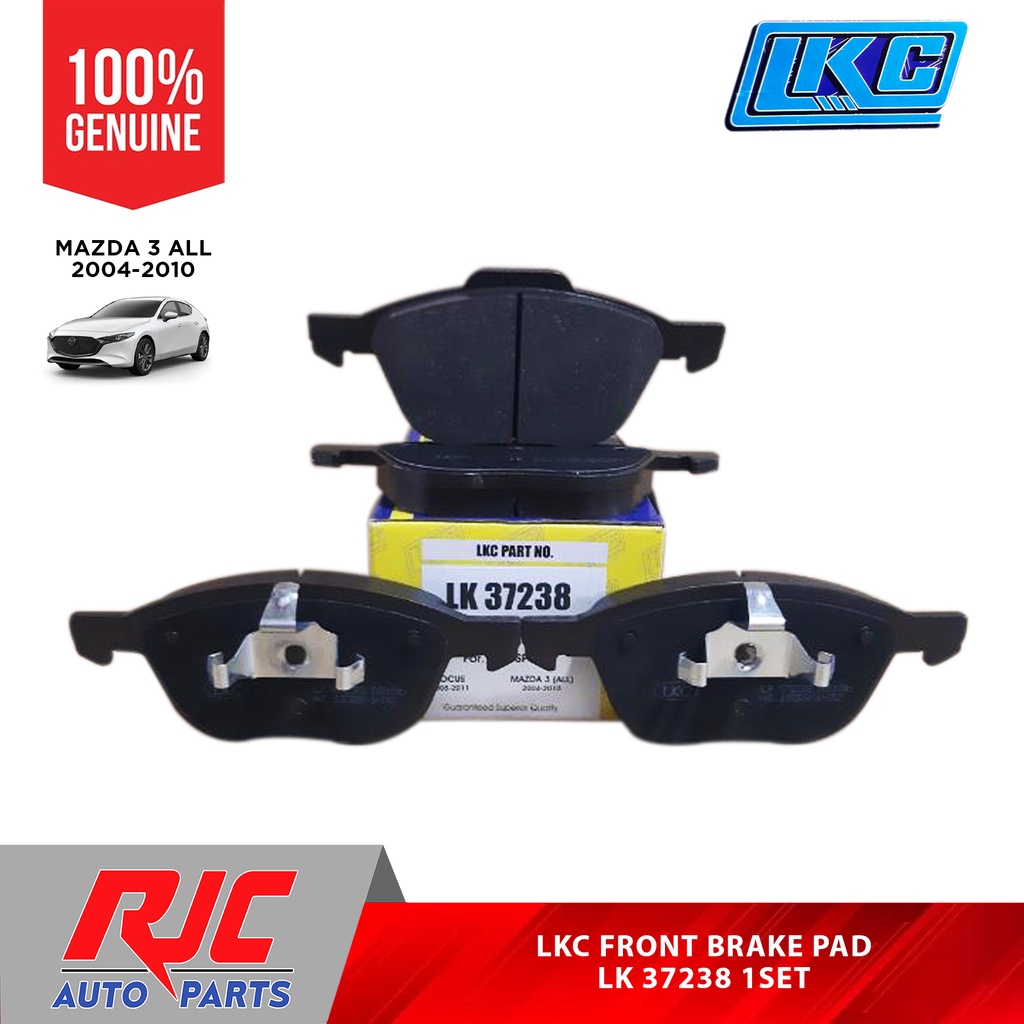 Lkc Front Brake Pad Mazda 3 20042010 Ford Focus 20052011 LK37238 1Set