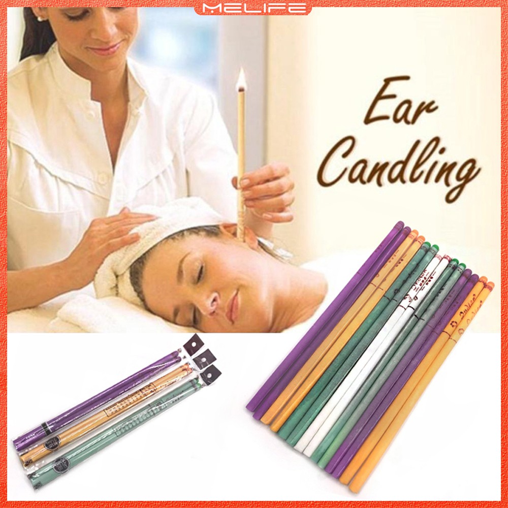 5 Packs Ear Candle Beeswax Ear Wax Removal Ear Candling Therapy