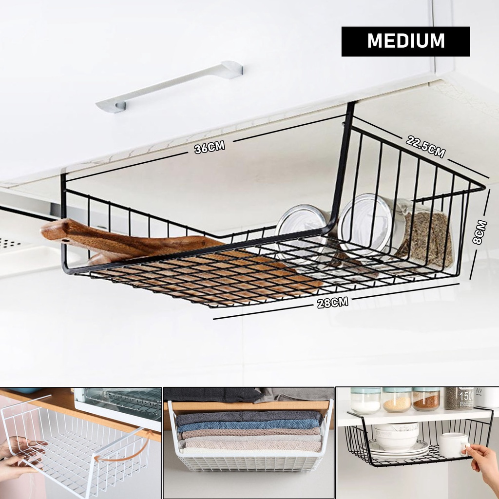 Under Shelf Basket Slides Under Storage Shelf Wire Baskets