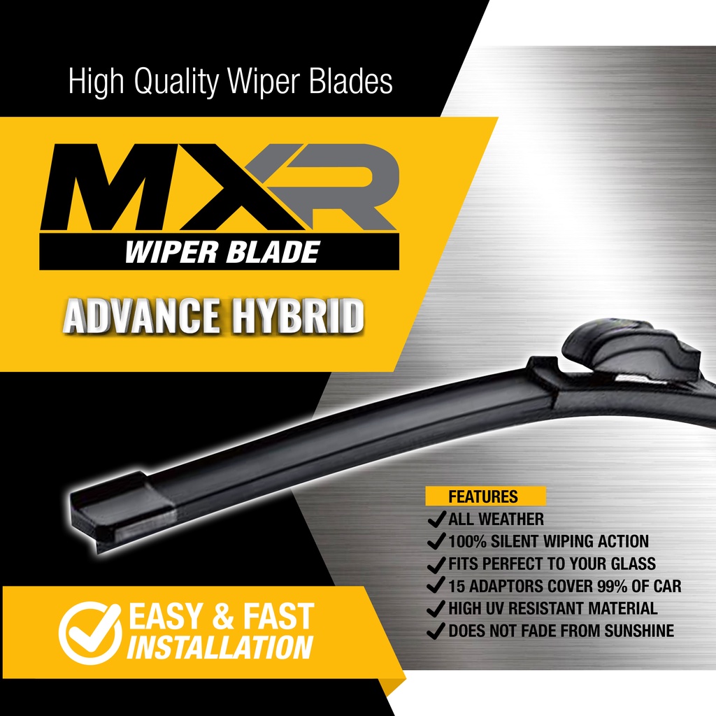 MXR WIPER BLADE ADVANCE HYBRID for HYUNDAI TUCSON 20042010 (2 PCS