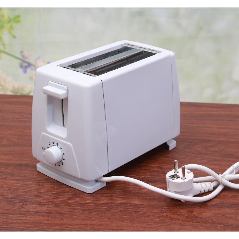 2022Ready stock US plug 2 slice electric toaster automatic toaster