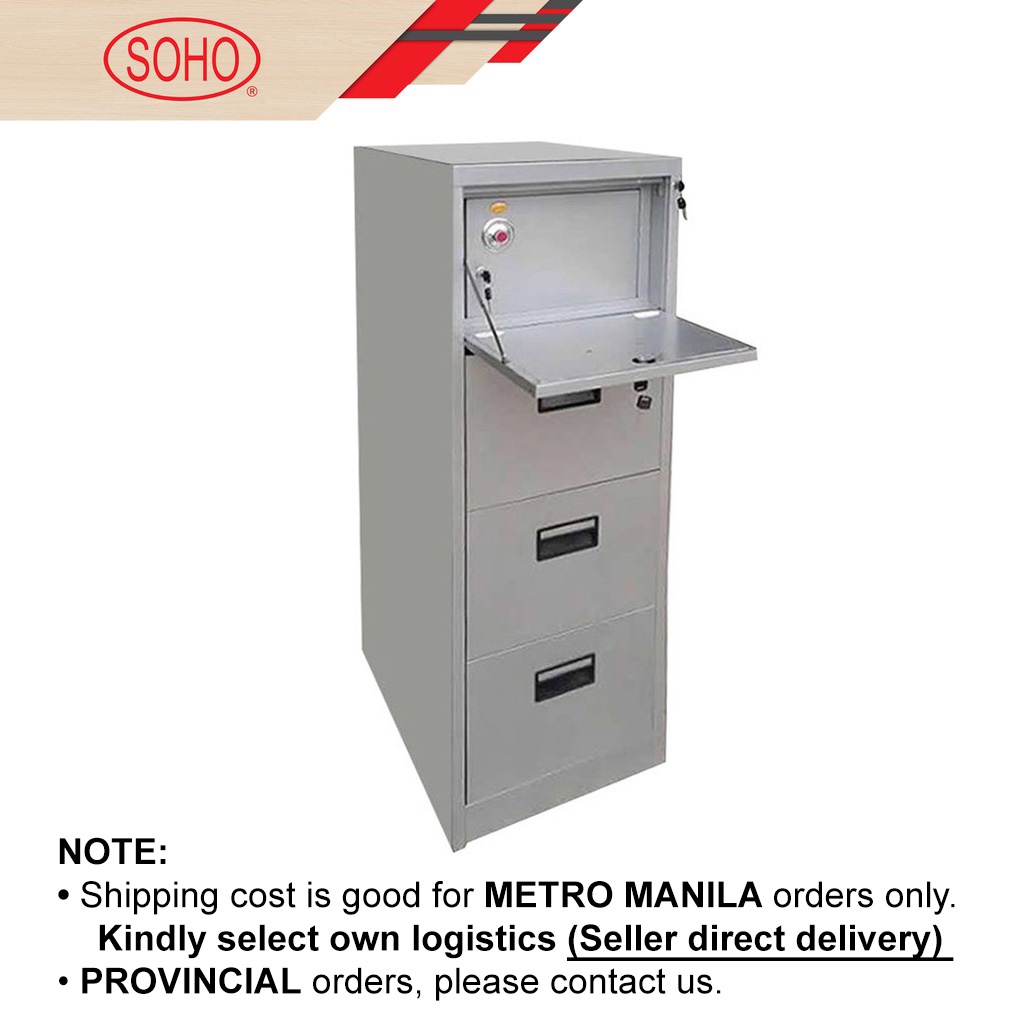 SOHO Russia 4Drawer Filing with Safety Vault Shopee Philippines