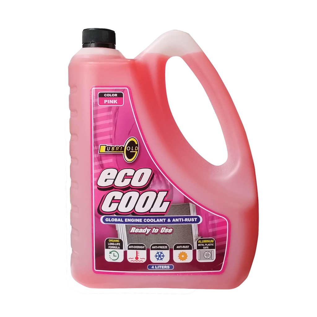 Lubrigold Eco Cool Global Engine Coolant and Anti-rust [ Pink ] 4L ( 4