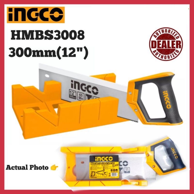Ingco Miter Box Saw Set 12 inches HMBS3008 Shopee Philippines
