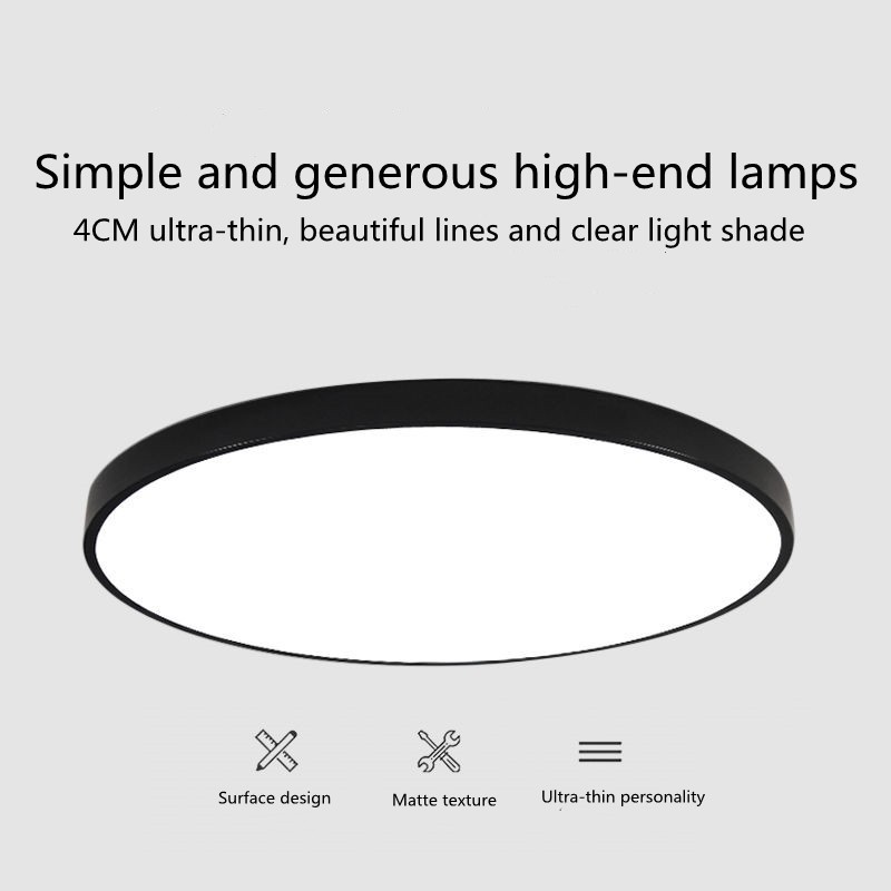 Ultra Thin LED Ceiling Light Bedroom Led Modern Panel lamp 18W30CM 24W