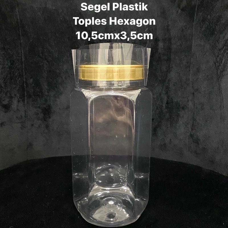 6.2cm Diameter Plastic Seal 50pcs/Hexagonal Jar Plastic Seal Shopee