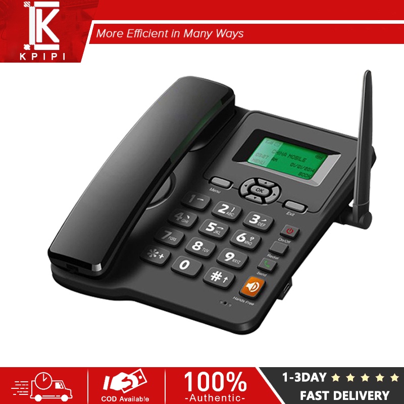 GSM Fixed Landline Wireless Phone (Single/Dual Sim) Dual Frequency GSM
