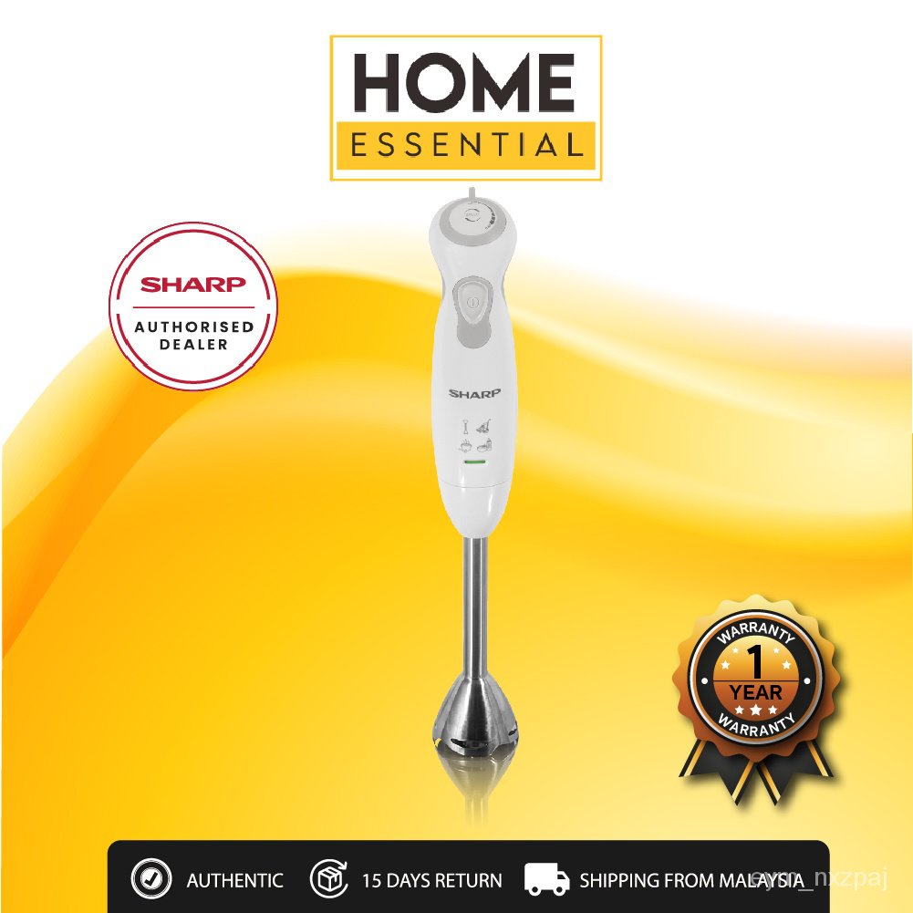 Sharp 600L 550W Hand Blender Grinder Juicer EMB379WH Shopee Philippines