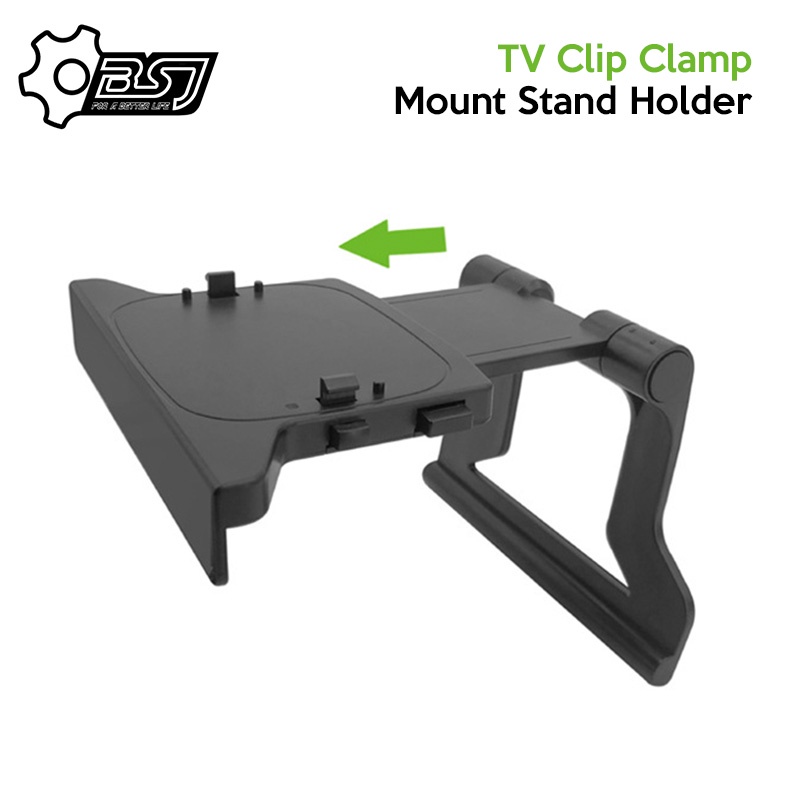 Adjustable TV Monitor Clip Mount Clamp Foldable Braket for Microsoft