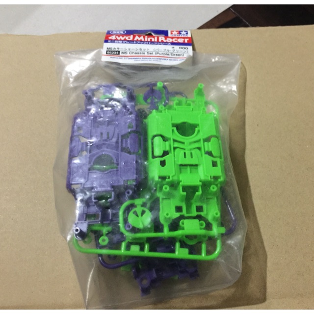 Tamiya 95234 MS chassis set (purple/green) Shopee Philippines