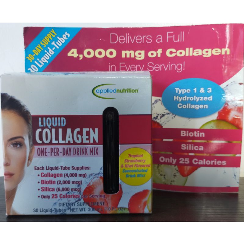 Liquid Collagen, Type 1&3 Hydrolyzed collagen, 4,000 mg of collagen, 30