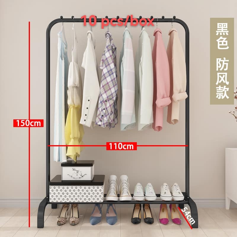 Large Double Coat Hanging Stand Wardrobe Clothes Hanger Rack Shopee Philippines