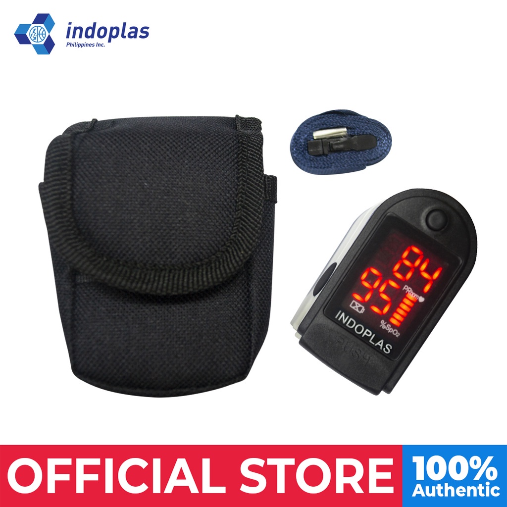 2022 Indoplas Standard Pulse Oximeter (Black) Shopee Philippines