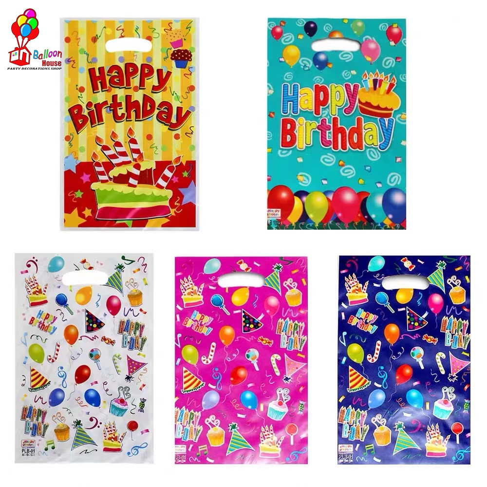 10PCS Happy Party Loot bag Factory Direct Children's Birthday Party