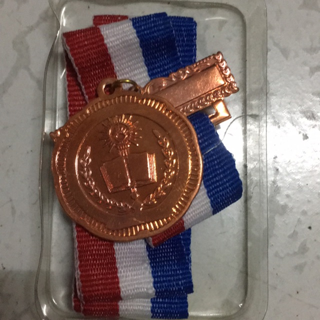 COD!!! Bronze academic medal school medal educational medal Shopee