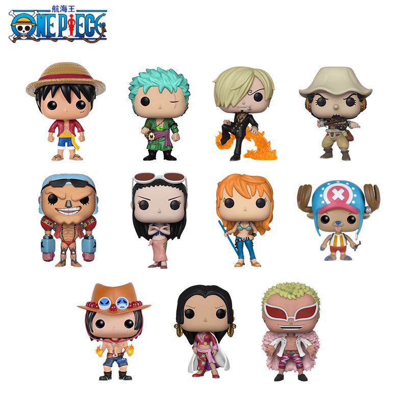 FUNKO POP Anime One Piece Luffy ACE LAW Tony Chopper Roronoa Zoro