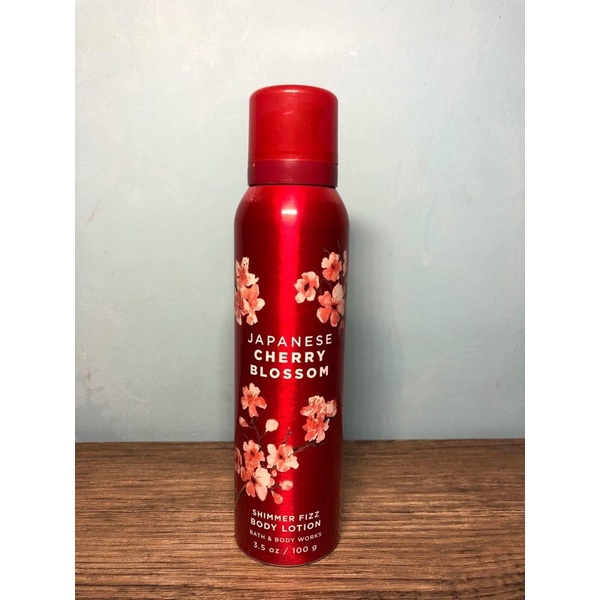 BBW JAPANESE CHERRY BLOSSOM SHIMMER FIZZ BODY LOTION 100grams Shopee