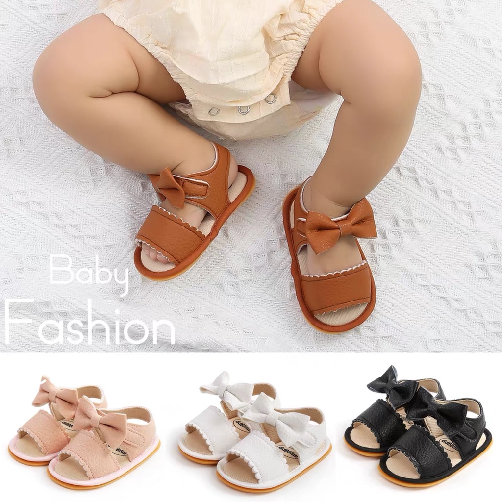 Baby Summer Shoes Newborn Infant Baby Girls Sandals Shoes Nonslip