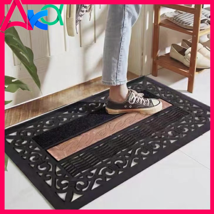 Mudmax rubber doormat,dust trap indoor/outdoor rectangle&semicircle