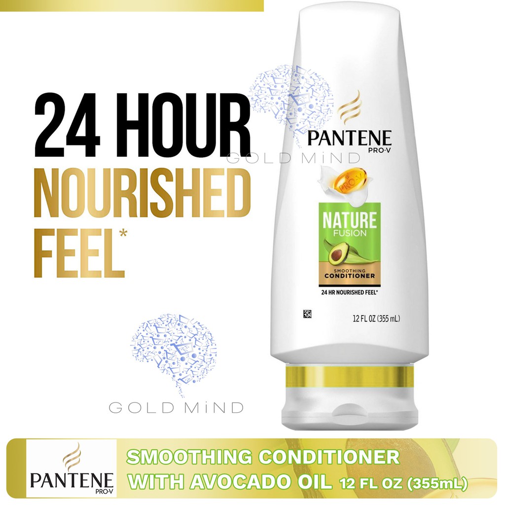 Pantene Nature Fusion Smoothing Conditioner With Avocado 12 Fl Oz (355